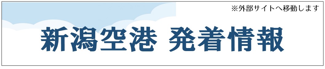 新潟空港　発着